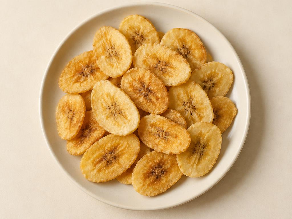 Organic banana chips